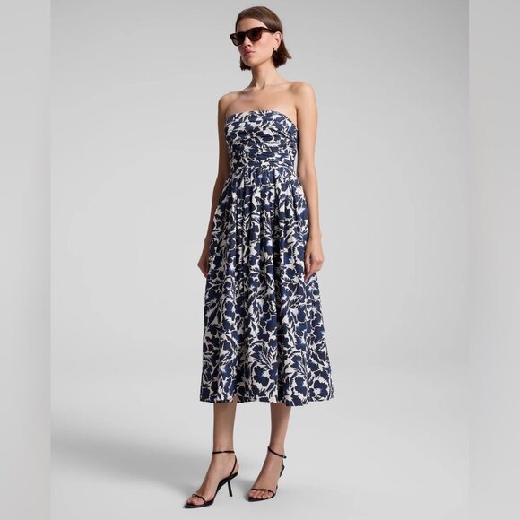 A.L.C Tate Strapless Midi Dress - Picture 2 of 10
